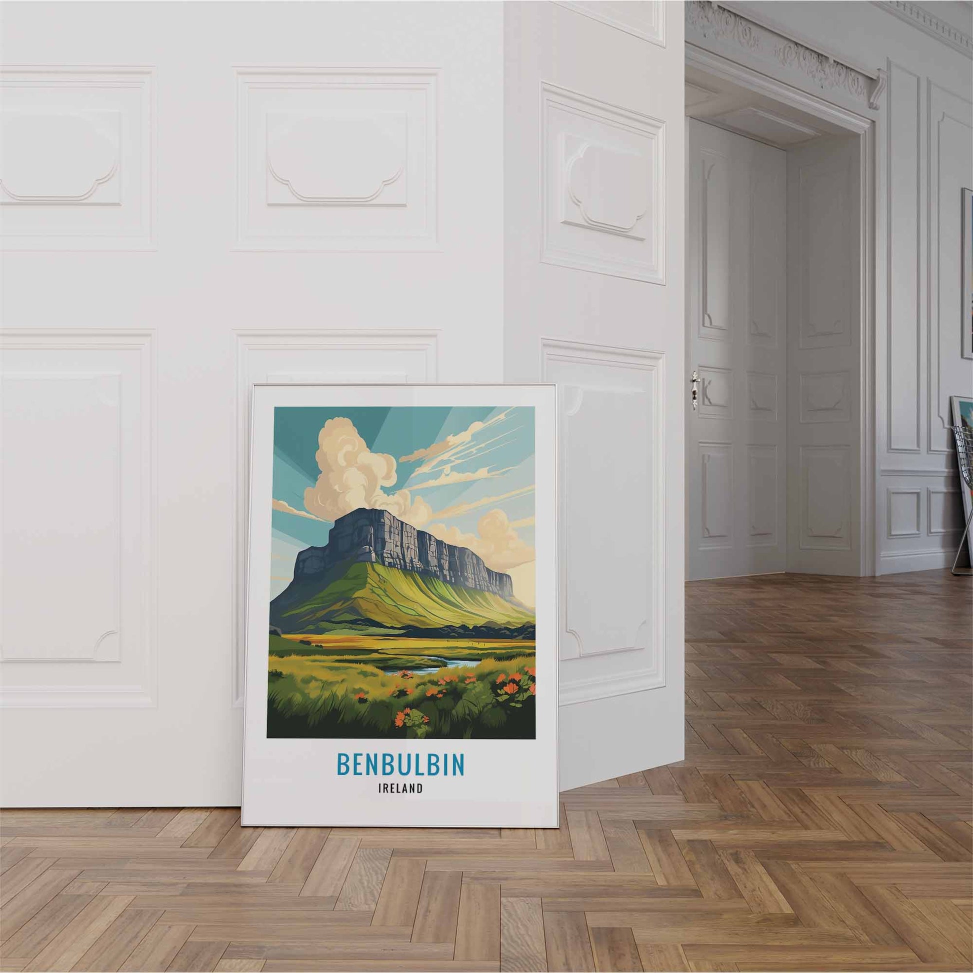 Benbulbin Print white frame