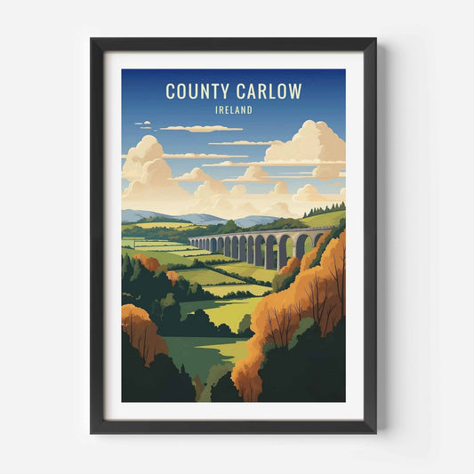 Carlow print black frame