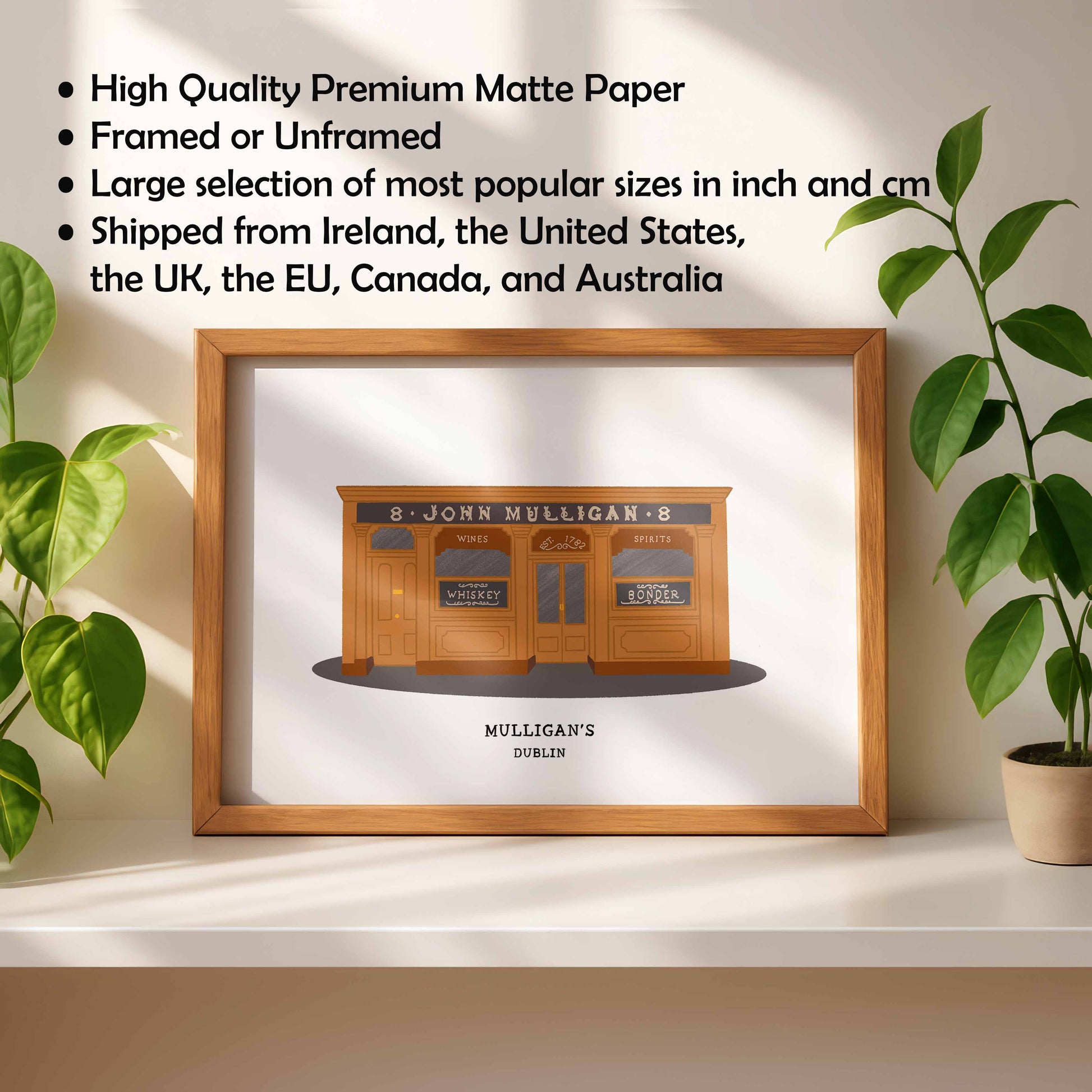 Mulligans Pub Print Features