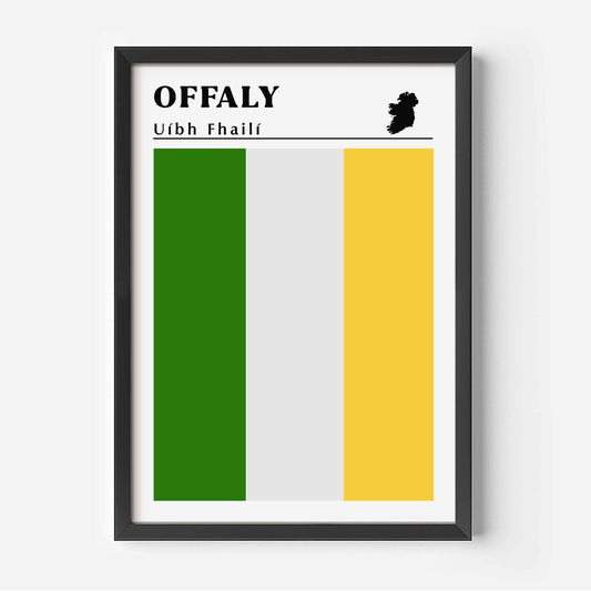 Offaly Flag Print