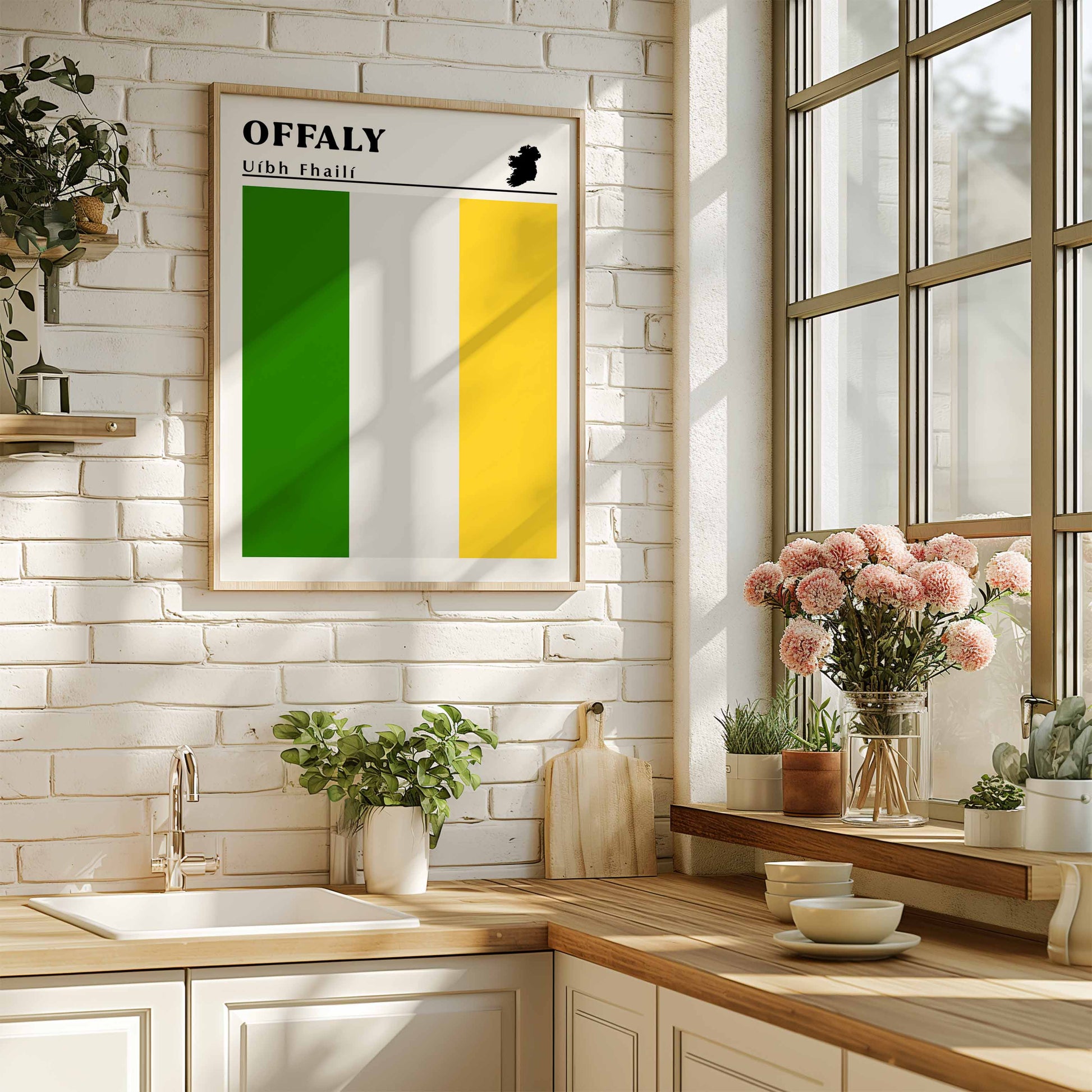 Offaly Flag Print