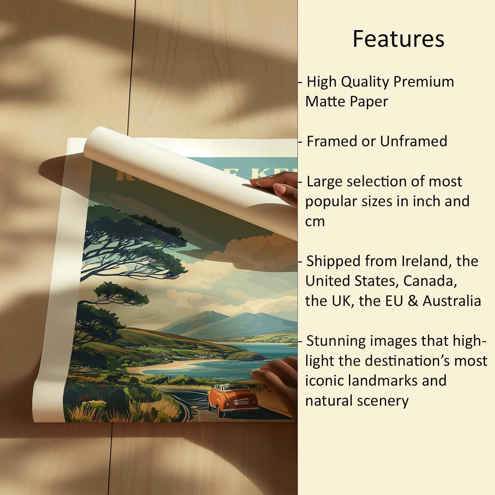 Ring of Kerry Print Features