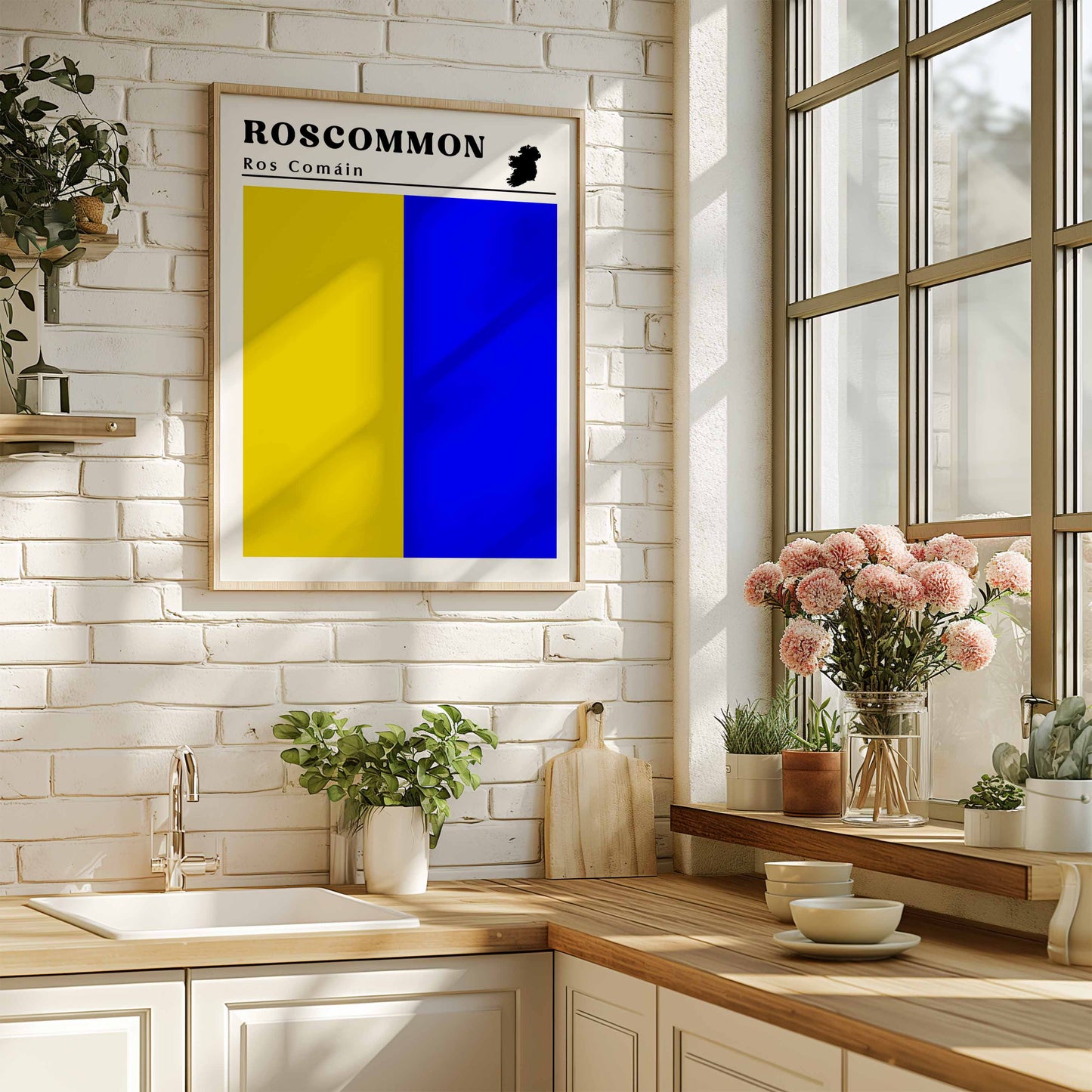 Roscommon Flag Print