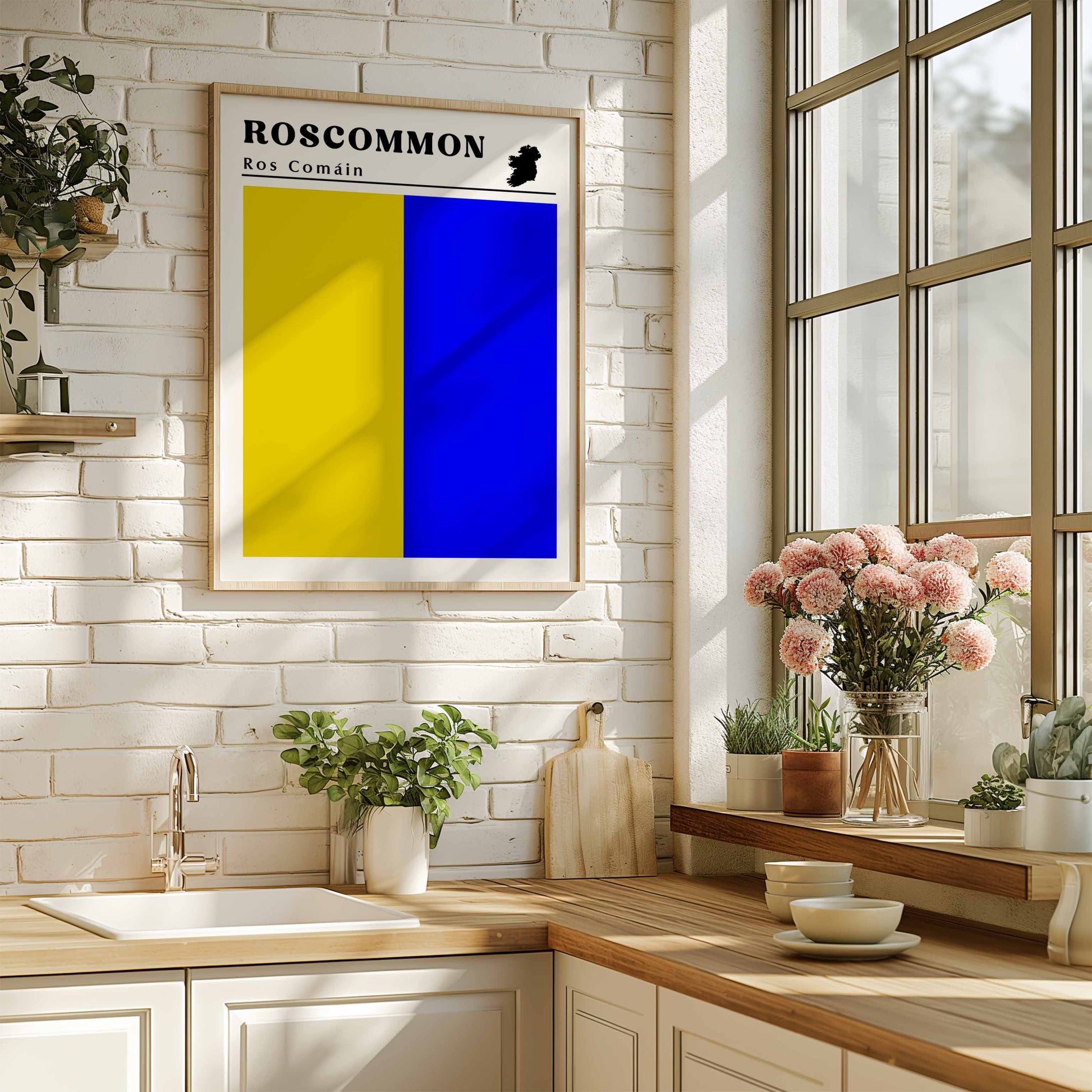 Roscommon Flag Print