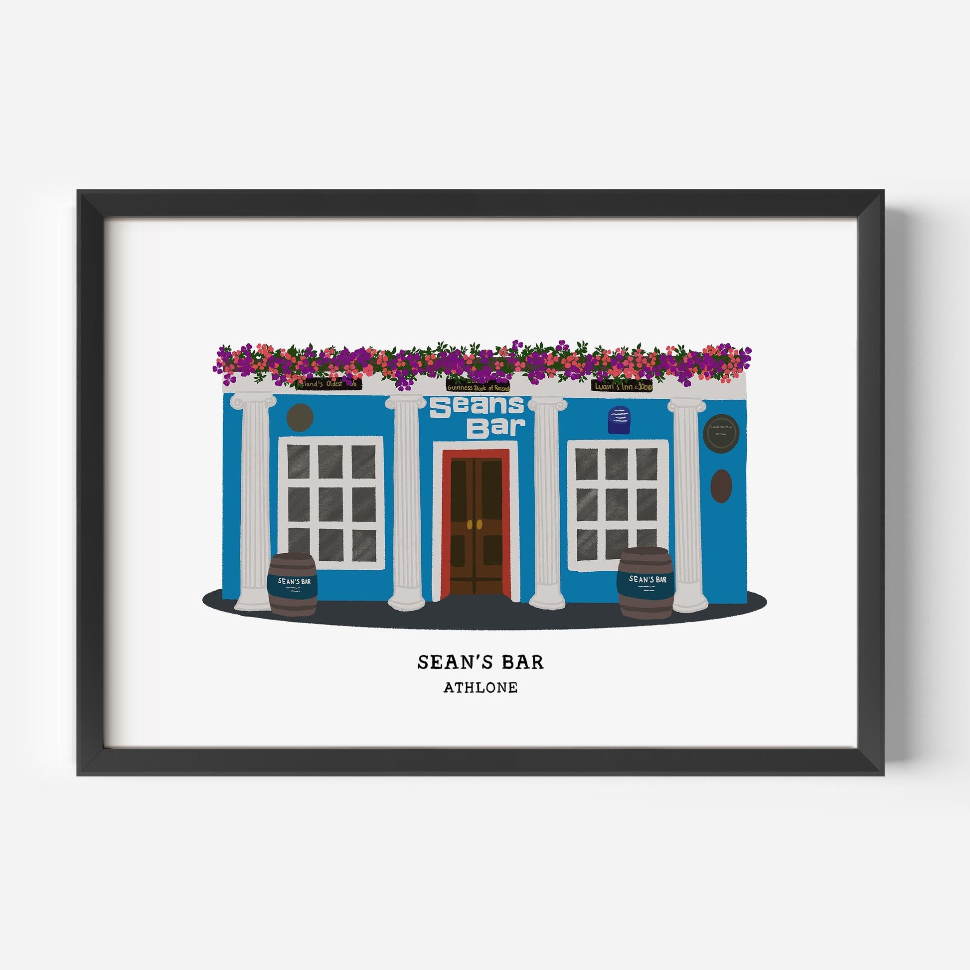 Print of Seans Bar in Athlone