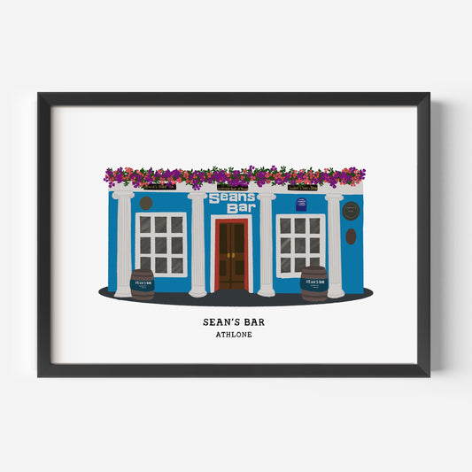 Print of Seans Bar in Athlone