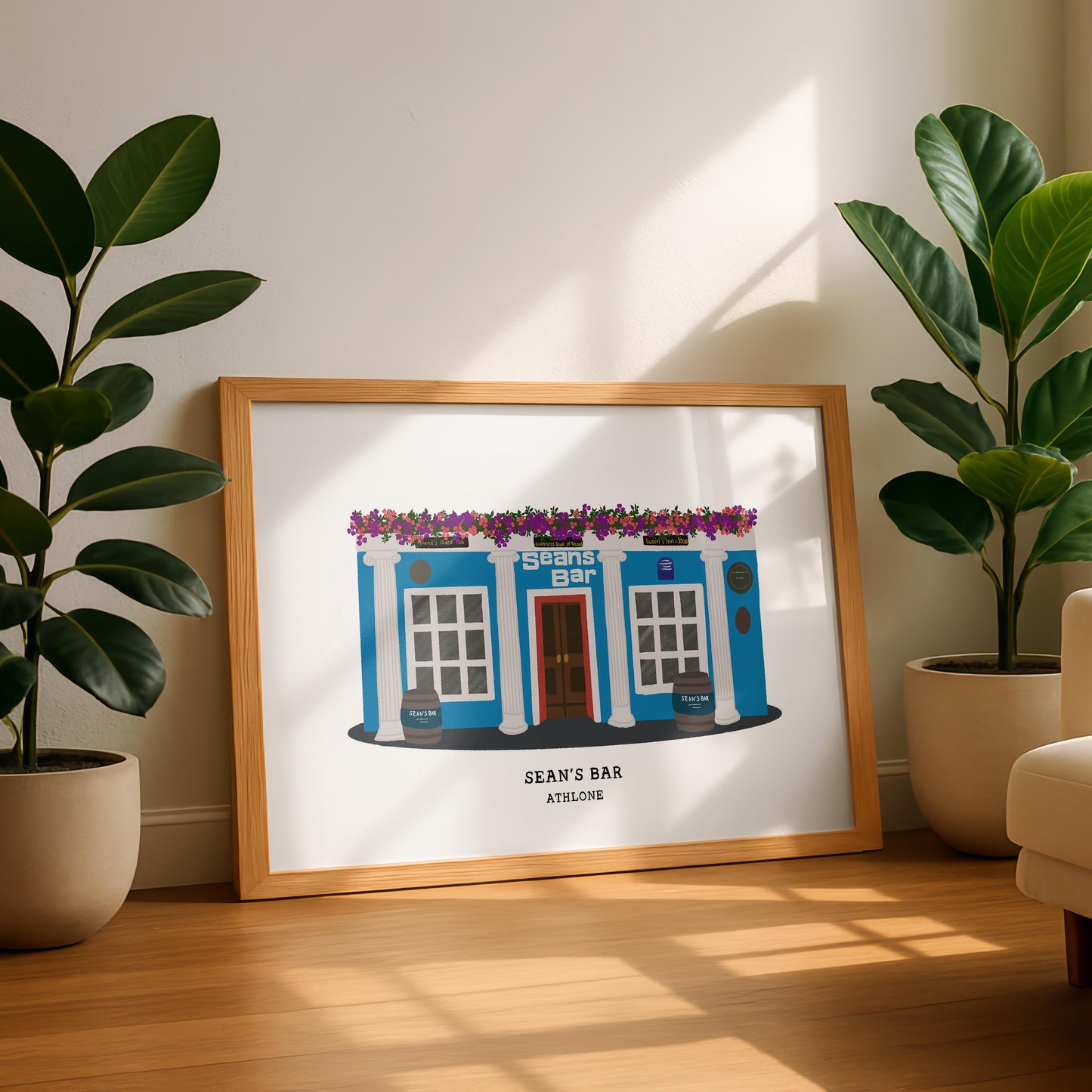 Sean's Bar Athlone Pub Print
