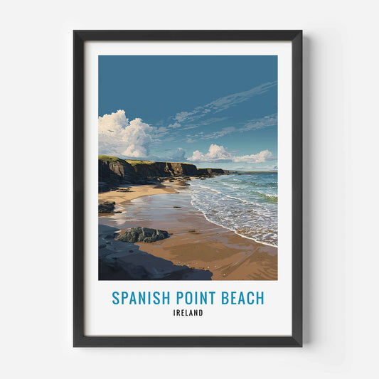 Spanish Point Beach Print