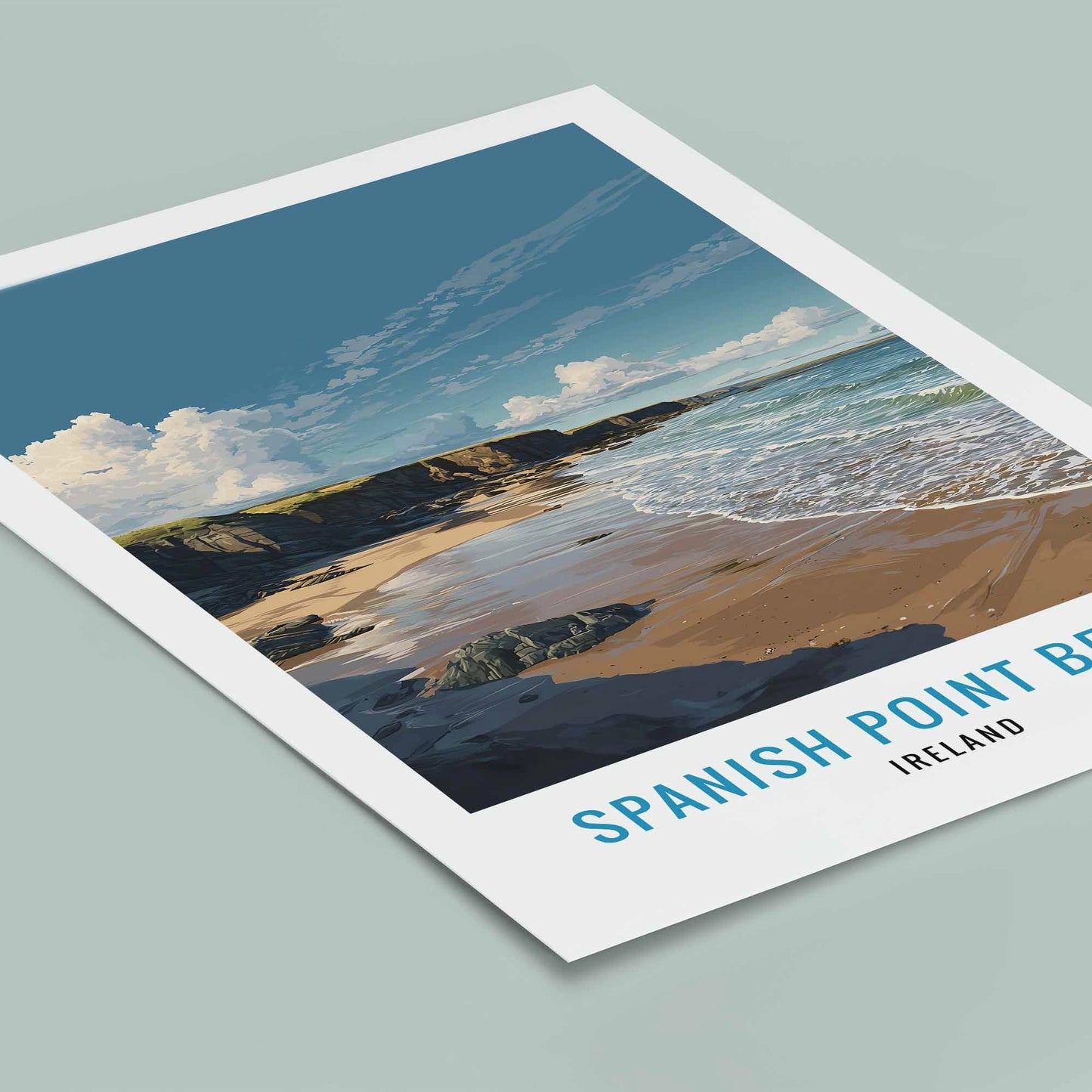 Spanish Point Beach Poster