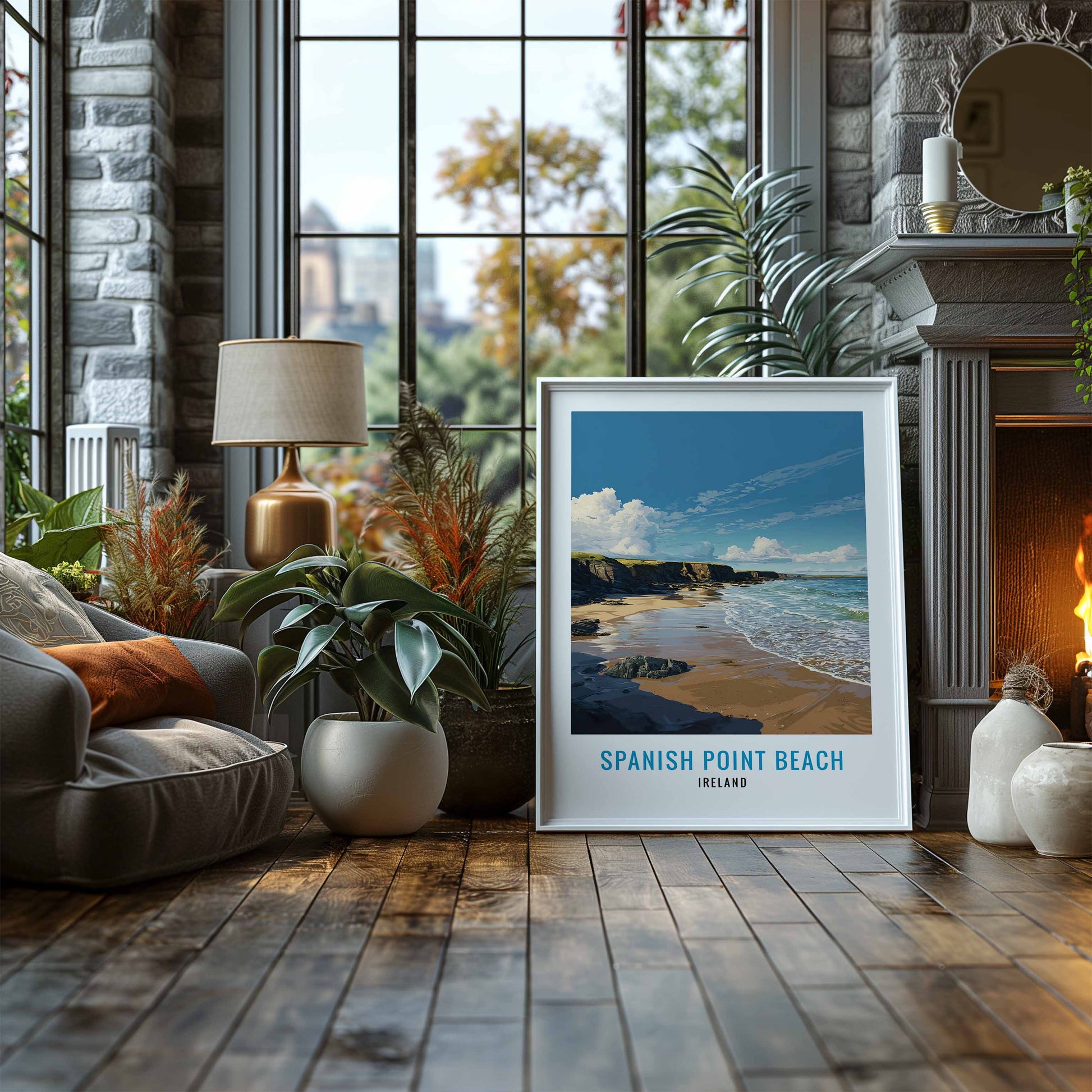 Spanish Point Beach Print
