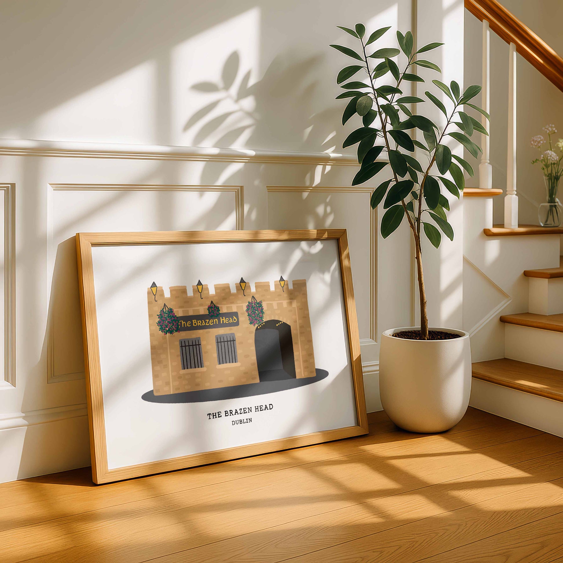 The Brazen Head Pub Print