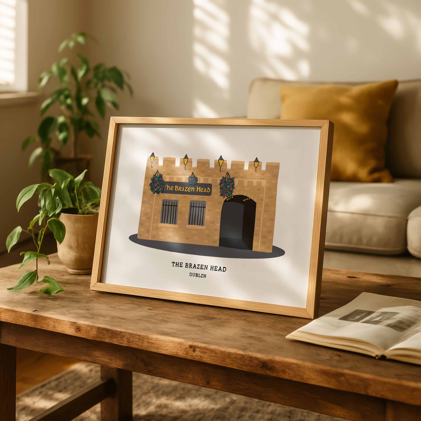 The Brazen Head Pub Print