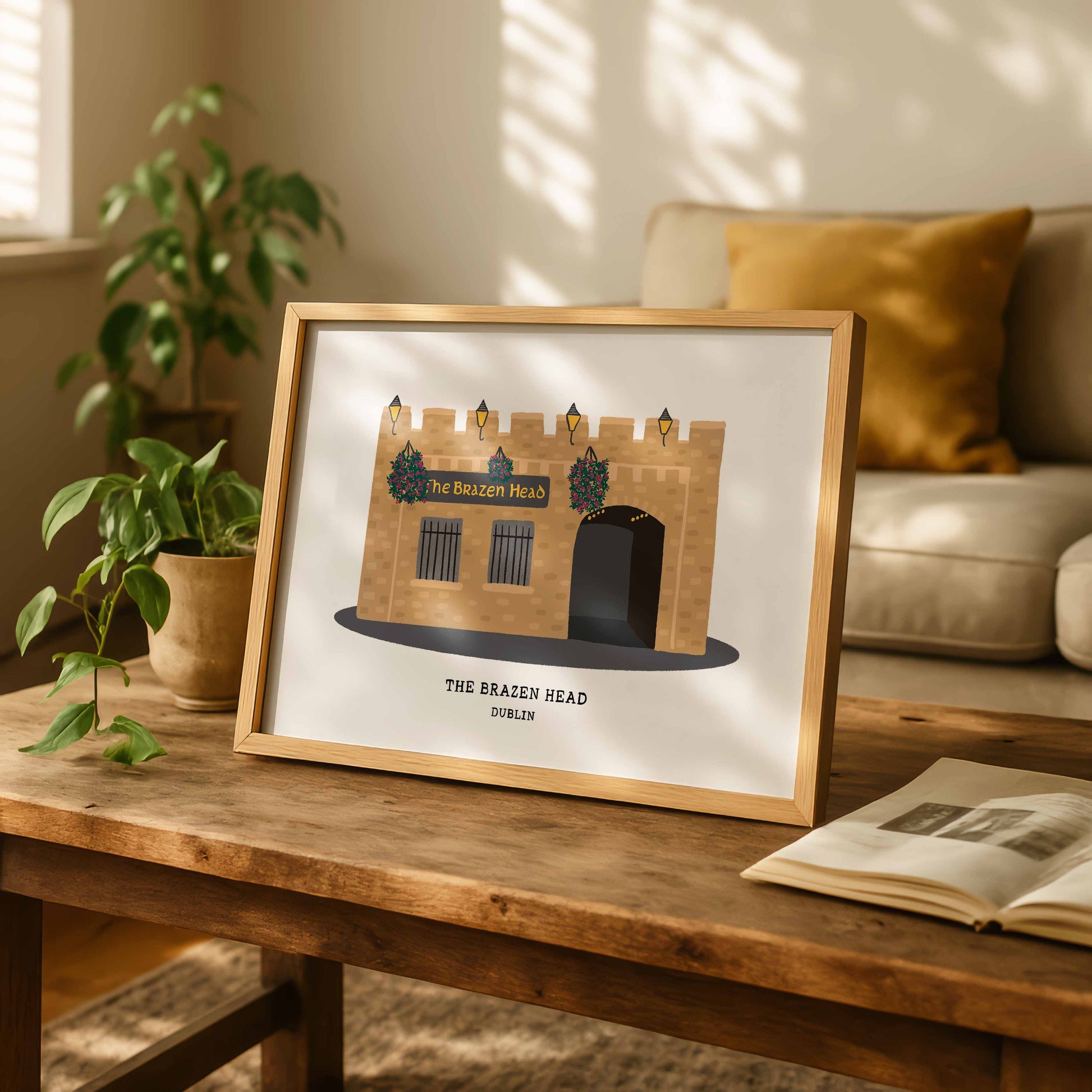 The Brazen Head Pub Print