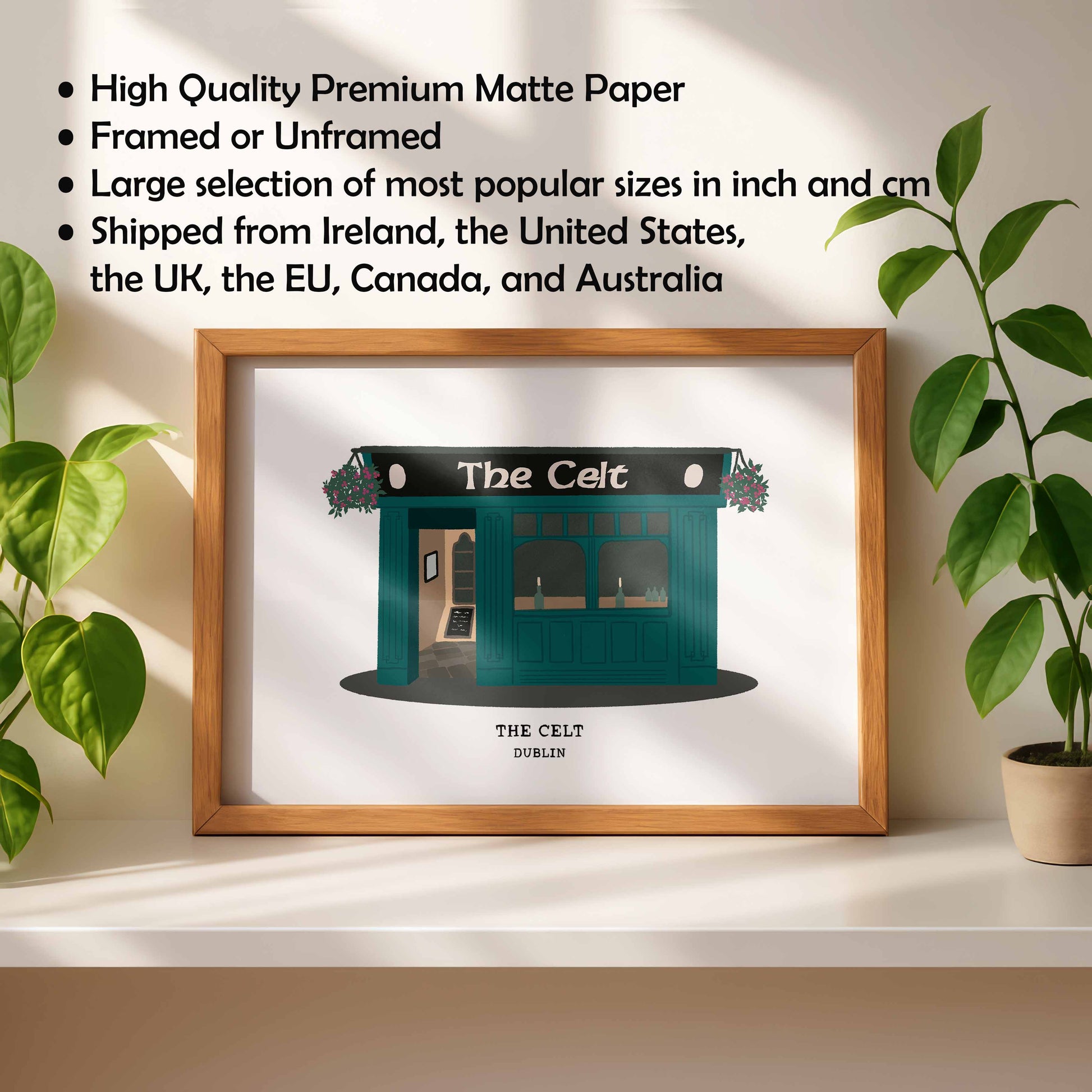 The Celt Pub Print Features