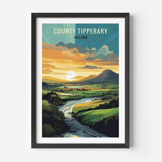 Tipperary Print black frame