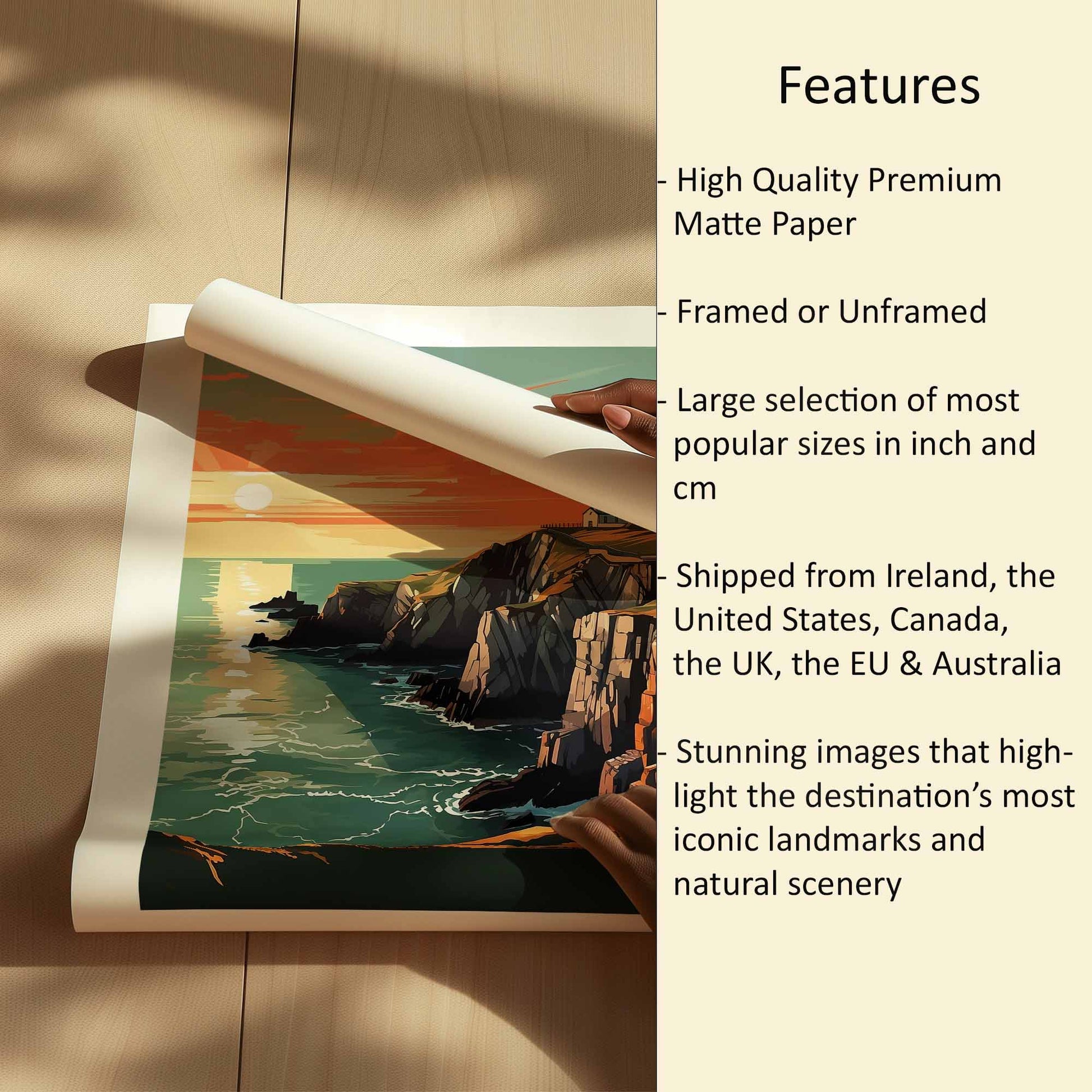 Tory Island Print Features