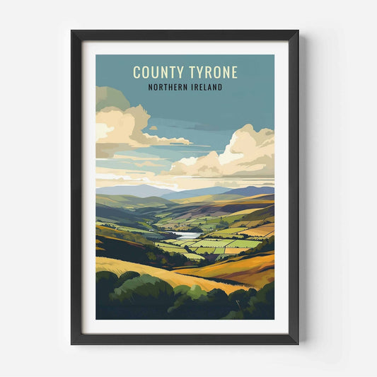 Tyrone Print black frame