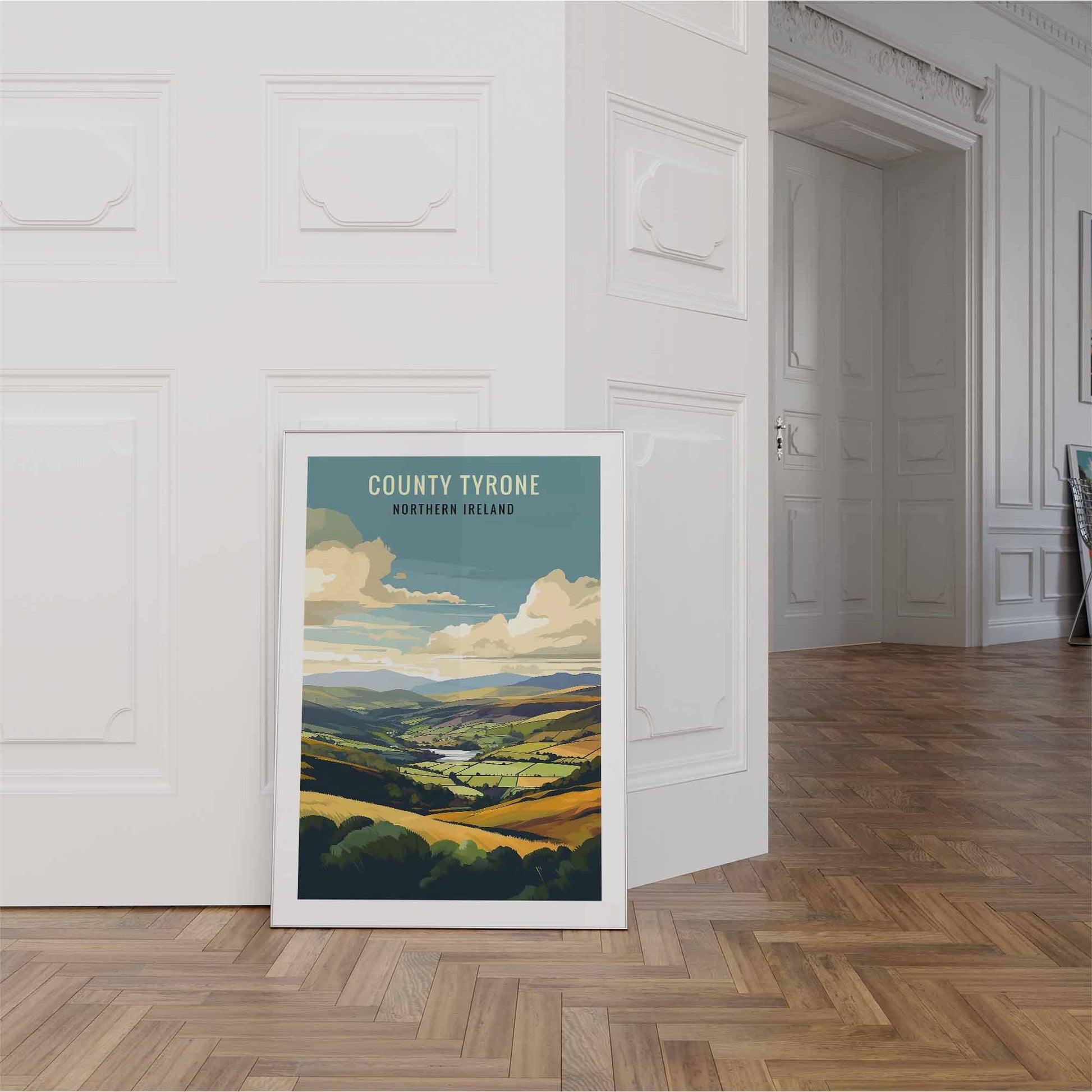 Tyrone Print white frame