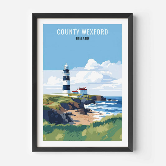 Wexford Print black frame