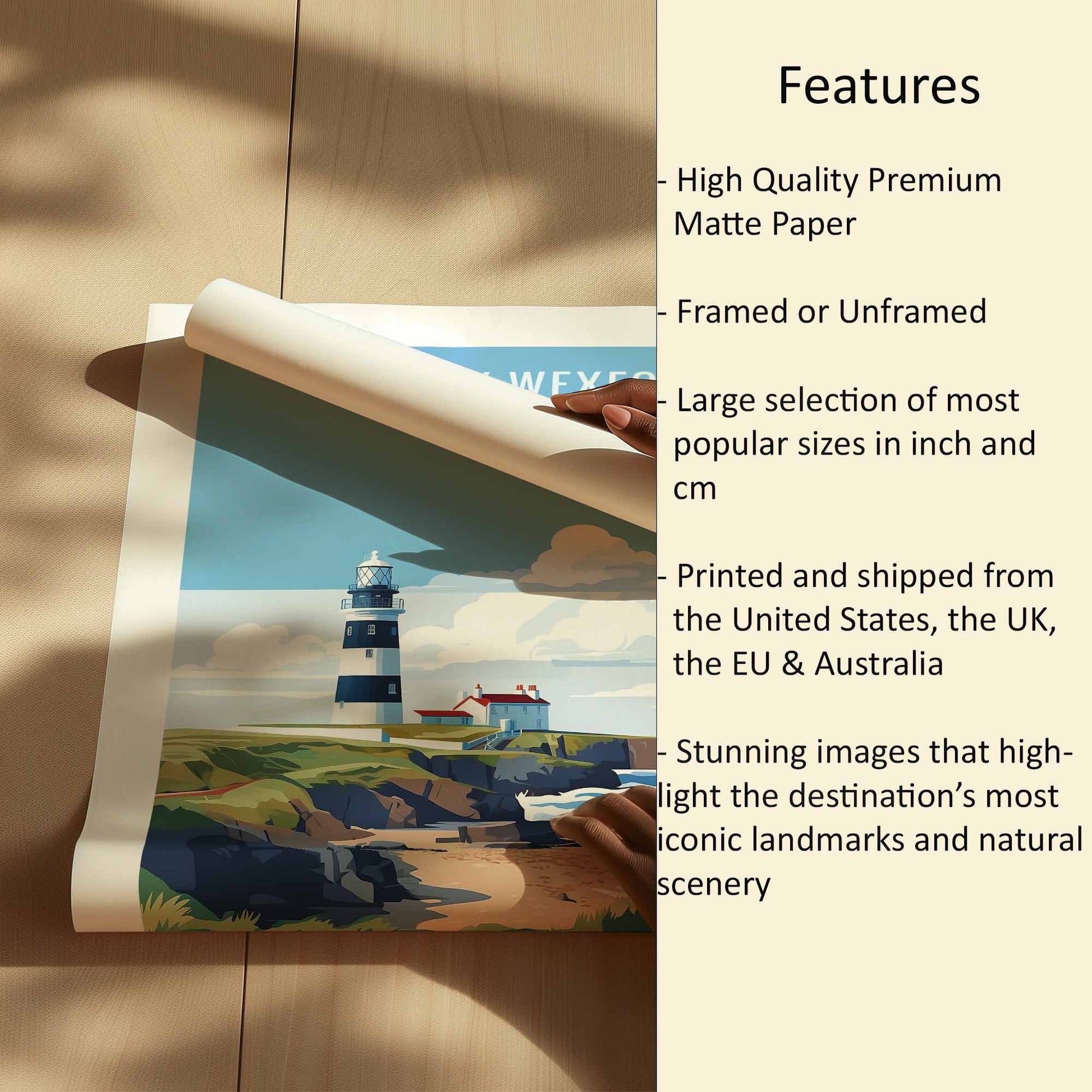 Wexford print features