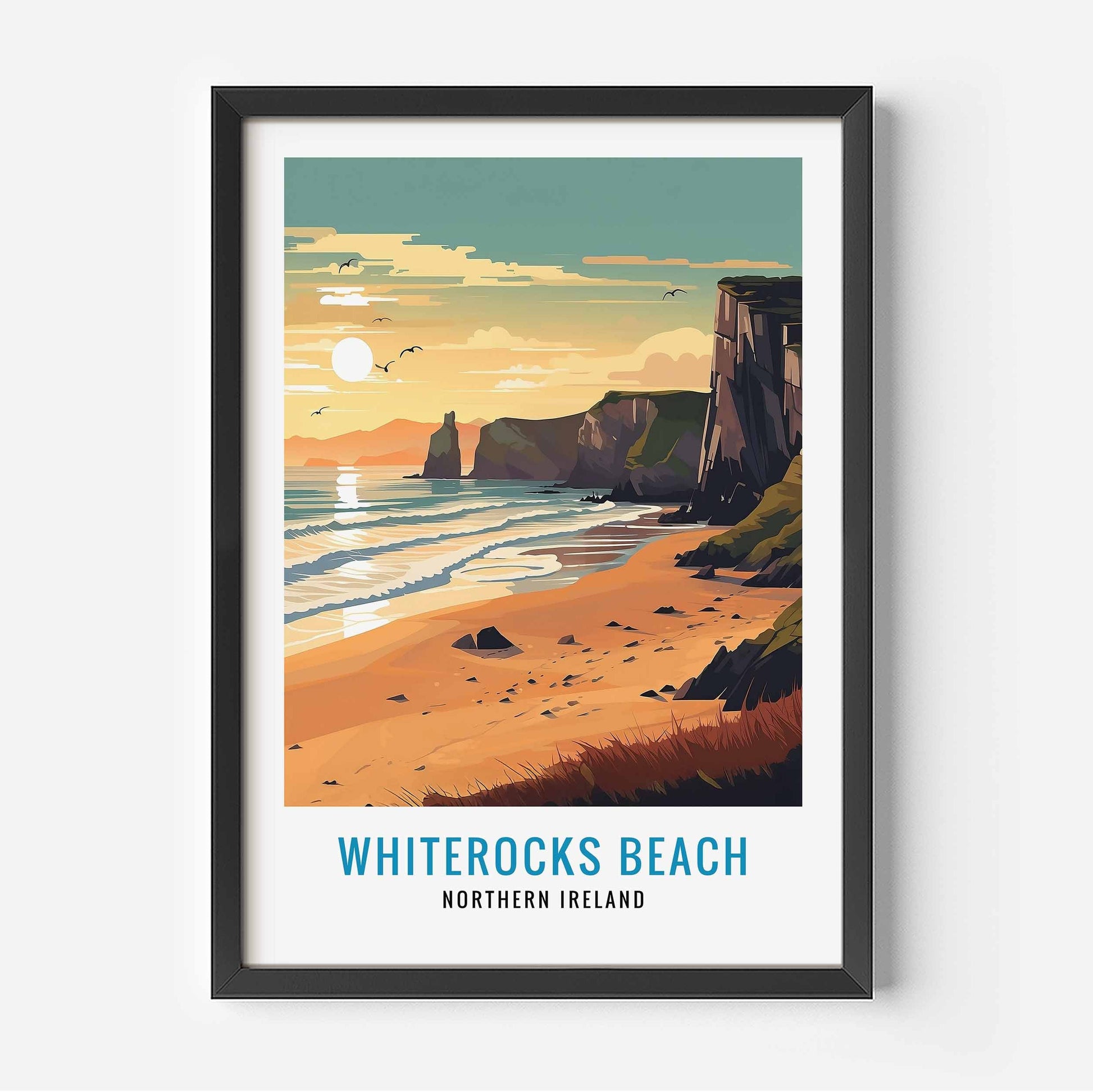 Whiterocks Beach Print