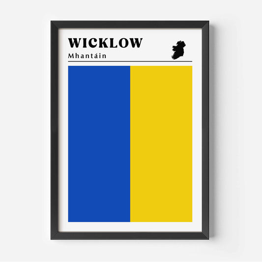 Wicklow Flag Print