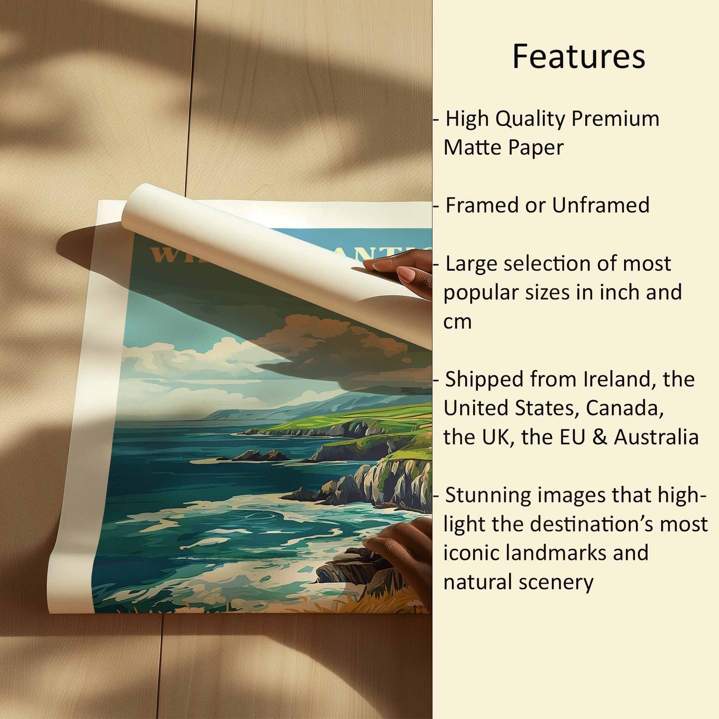 Wild Atlantic Way Print Features