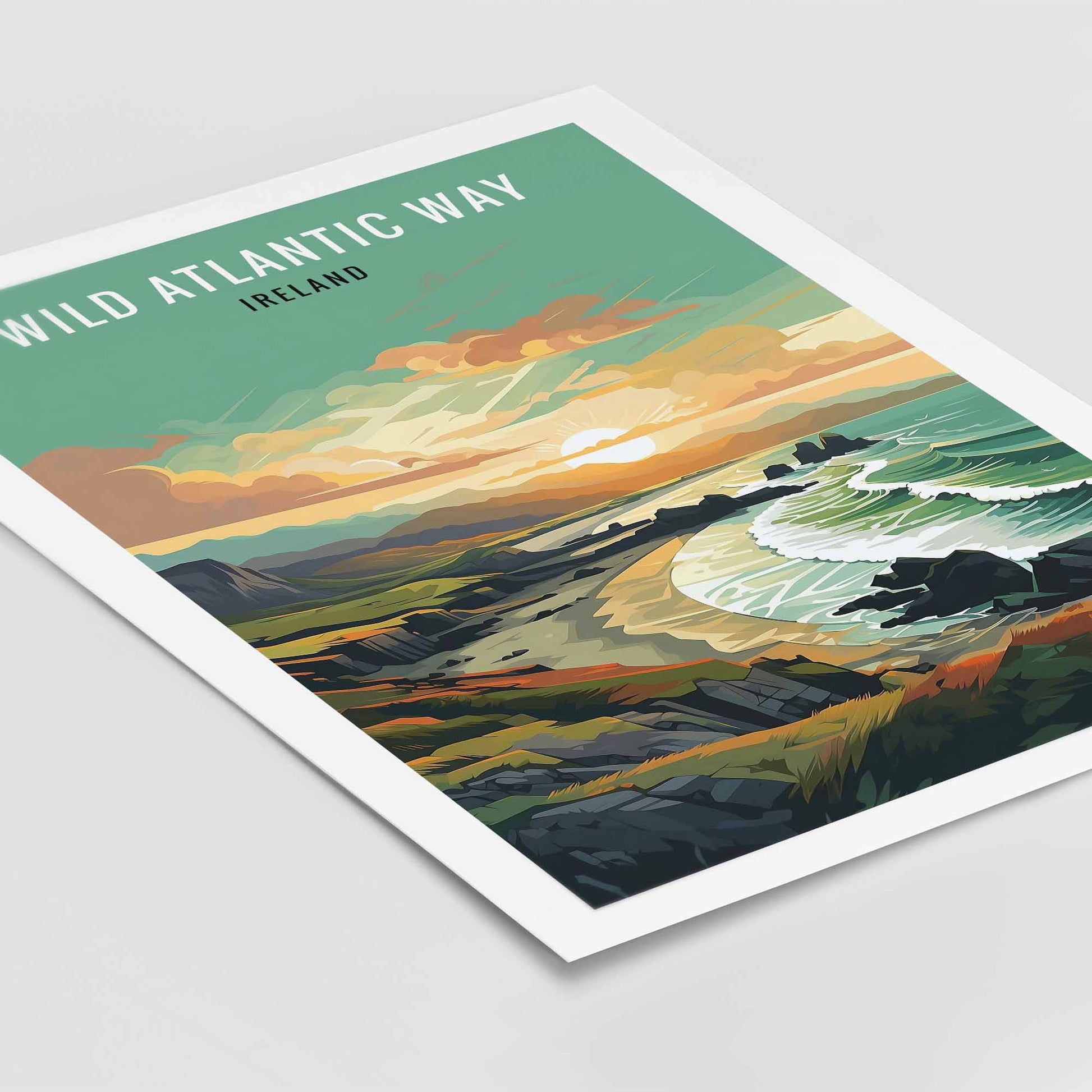 Wild Atlantic Way Print - Breeze & Bubbles
