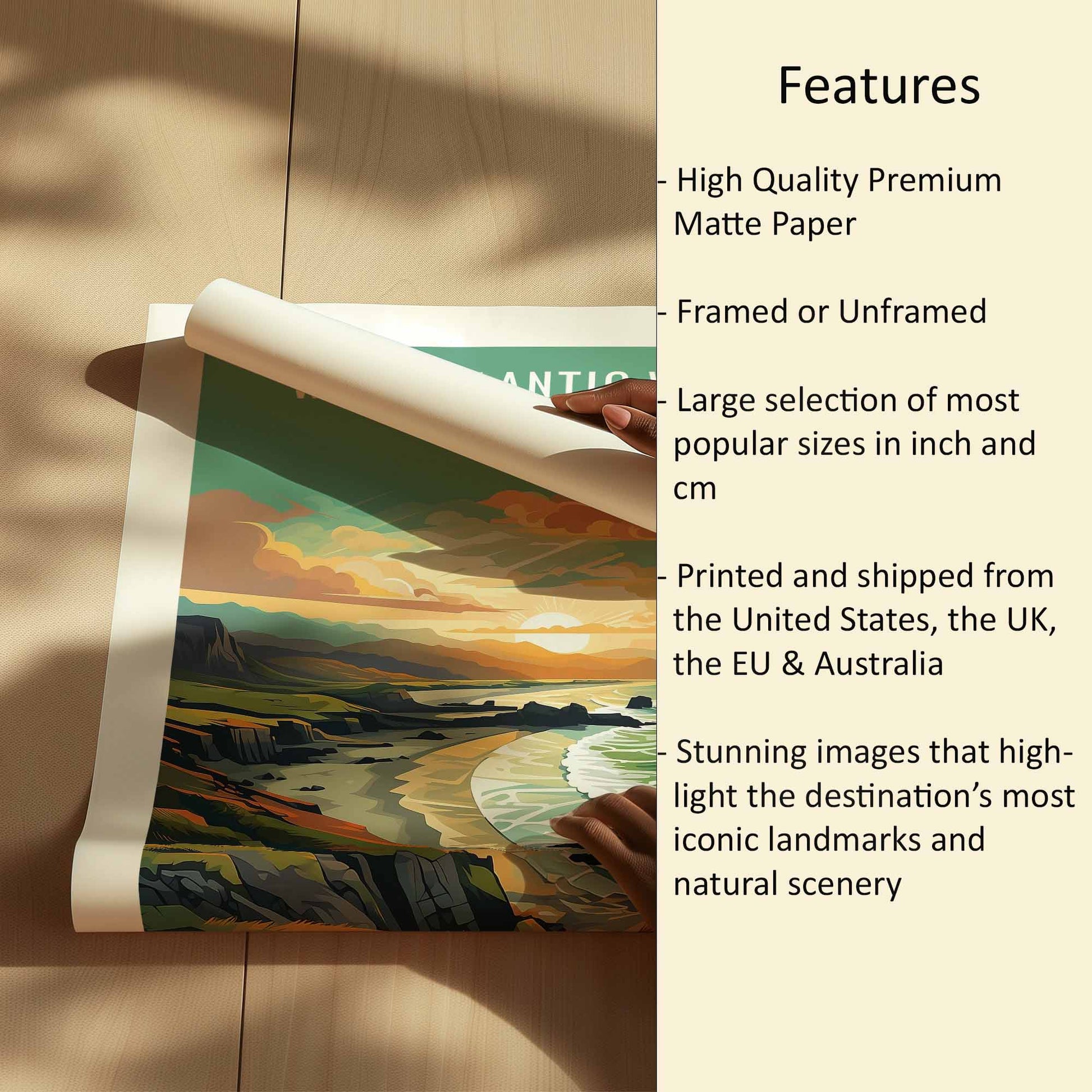 Wild Atlantic Way Print Features
